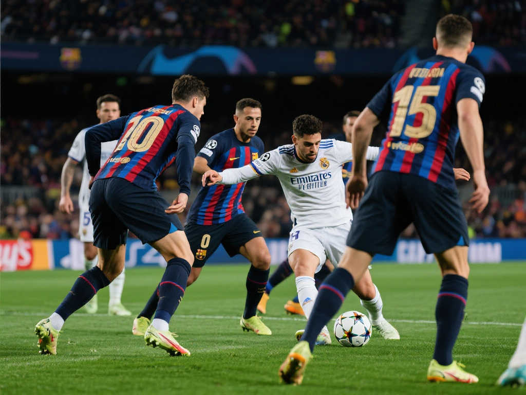 巴萨国米上演进球狂潮!后卫们被“互捅”得筋疲力尽……