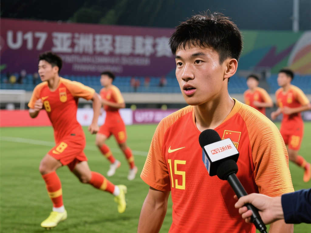 刘佳乐：力争在U17亚洲杯最后一战中赢得胜利